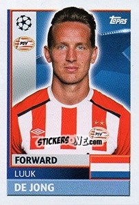 Figurina Luuk de Jong - UEFA Champions League 2016-2017 - Topps