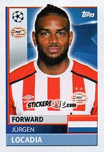 Sticker Jürgen Locadia - UEFA Champions League 2016-2017 - Topps