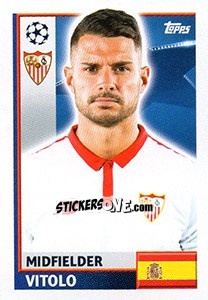 Cromo Vitolo - UEFA Champions League 2016-2017 - Topps