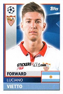 Figurina Luciano Vietto - UEFA Champions League 2016-2017 - Topps