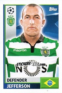 Figurina Jefferson - UEFA Champions League 2016-2017 - Topps