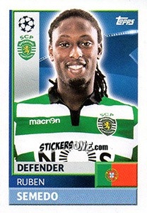 Sticker Ruben Semedo - UEFA Champions League 2016-2017 n. SPO10 - Topps