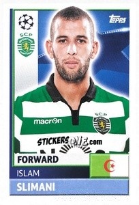 Cromo Islam Slimani - UEFA Champions League 2016-2017 - Topps