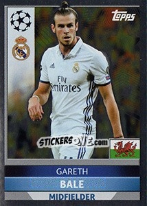 Sticker Gareth Bale - UEFA Champions League 2016-2017 - Topps