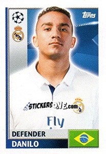 Sticker Danilo - UEFA Champions League 2016-2017 n. REA5 - Topps
