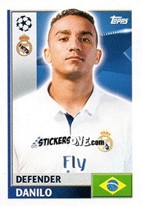 Cromo Danilo - UEFA Champions League 2016-2017 - Topps