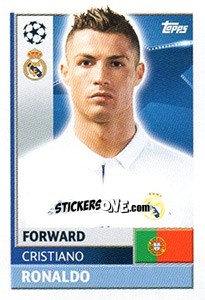 Sticker Cristiano Ronaldo - UEFA Champions League 2016-2017 - Topps