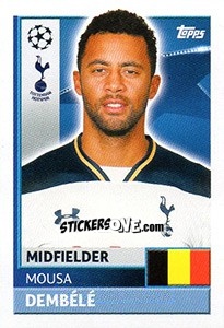 Sticker Mousa Dembélé - UEFA Champions League 2016-2017 n. TOT11 - Topps