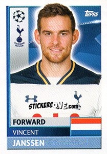 Sticker Vincent Janssen - UEFA Champions League 2016-2017 n. TOT18 - Topps