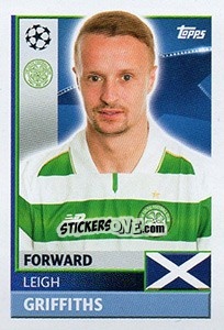 Sticker Leigh Griffiths - UEFA Champions League 2016-2017 - Topps