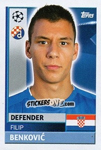 Figurina Filip Benkovic - UEFA Champions League 2016-2017 - Topps