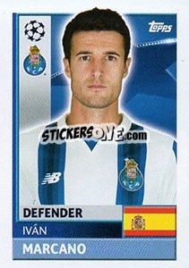 Sticker Iván Marcano - UEFA Champions League 2016-2017 - Topps