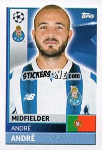 Sticker André André - UEFA Champions League 2016-2017 - Topps