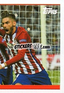 Sticker Yannick Carrasco - UEFA Champions League 2016-2017 n. FIN3 - Topps