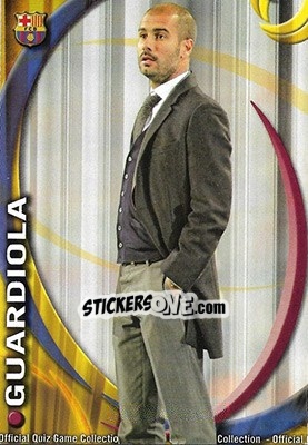 Sticker Guardiola - Campeonato Nacional De Liga 2010-2011 n. 3 - Mundicromo