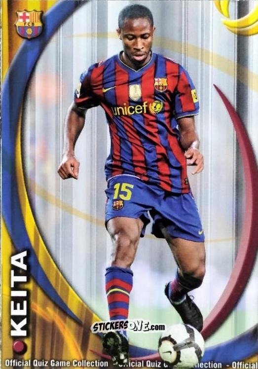 Sticker Seydou Keita - Campeonato Nacional De Liga 2010-2011 n. 14 - Mundicromo