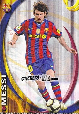 Sticker Messi - Campeonato Nacional De Liga 2010-2011 n. 18 - Mundicromo