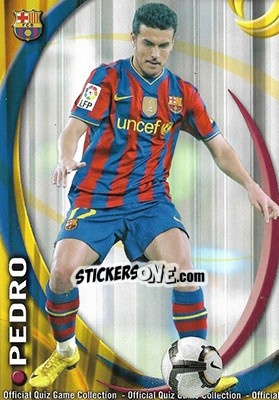 Sticker Pedro Rodríguez - Campeonato Nacional De Liga 2010-2011 n. 19 - Mundicromo