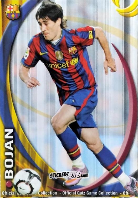 Figurina Bojan Krkic - Campeonato Nacional De Liga 2010-2011 n. 20 - Mundicromo