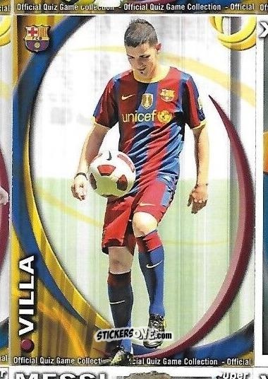 Cromo David Villa - Campeonato Nacional De Liga 2010-2011 n. 21 - Mundicromo