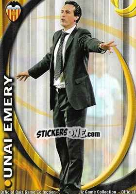 Sticker Unai Emery - Campeonato Nacional De Liga 2010-2011 n. 57 - Mundicromo