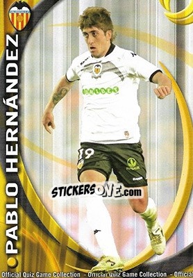Sticker Pablo Hernández - Campeonato Nacional De Liga 2010-2011 n. 71 - Mundicromo