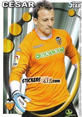 Sticker Cesar Sánchez - Campeonato Nacional De Liga 2010-2011 n. 77 - Mundicromo