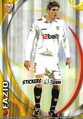 Sticker Fazio - Campeonato Nacional De Liga 2010-2011 n. 92 - Mundicromo