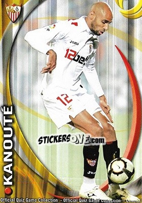 Sticker Kanoute - Campeonato Nacional De Liga 2010-2011 n. 100 - Mundicromo