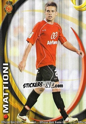 Sticker Mattioni - Campeonato Nacional De Liga 2010-2011 n. 114a - Mundicromo