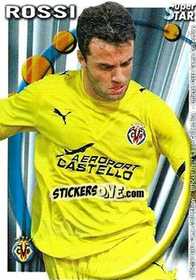 Sticker Giuseppe Rossi - Campeonato Nacional De Liga 2010-2011 n. 186 - Mundicromo