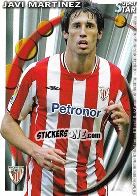 Sticker Javi Martinez - Campeonato Nacional De Liga 2010-2011 n. 213 - Mundicromo