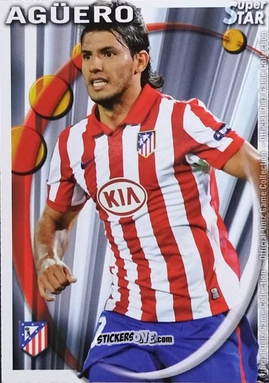 Figurina Agüero - Campeonato Nacional De Liga 2010-2011 n. 242 - Mundicromo