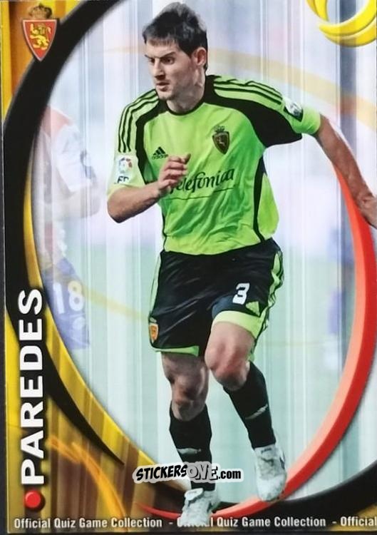 Cromo Paredes - Campeonato Nacional De Liga 2010-2011 n. 358 - Mundicromo