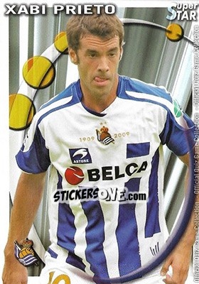 Cromo Xabi Prieto - Campeonato Nacional De Liga 2010-2011 n. 483 - Mundicromo