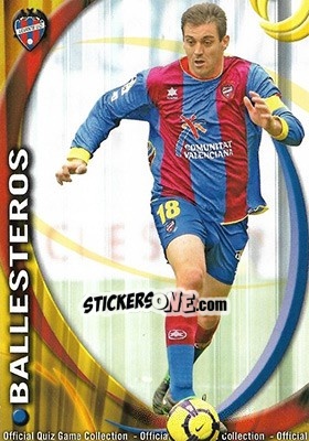 Sticker Ballesteros - Campeonato Nacional De Liga 2010-2011 n. 521 - Mundicromo