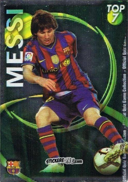 Sticker Messi - Campeonato Nacional De Liga 2010-2011 n. 595 - Mundicromo