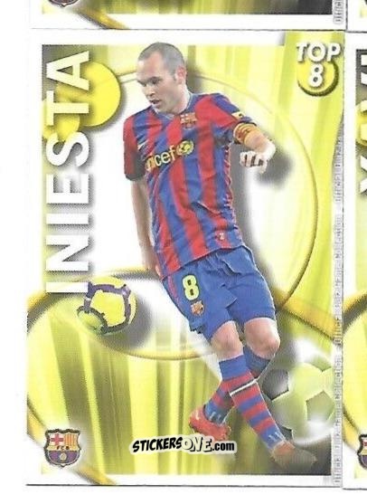 Figurina Iniesta - Campeonato Nacional De Liga 2010-2011 n. 604 - Mundicromo