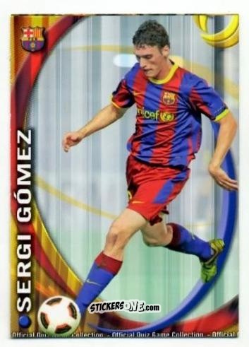 Cromo Sergi Gómez - Campeonato Nacional De Liga 2010-2011 n. 1140 - Mundicromo