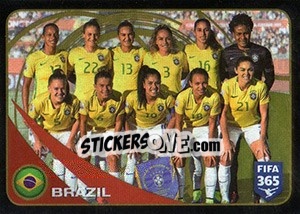 Cromo Brazil - FIFA 365: 2016-2017. South America - Panini