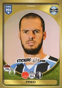Sticker Fred - FIFA 365: 2016-2017. South America n. 298 - Panini