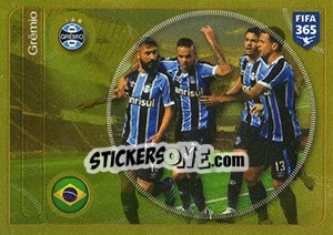 Sticker Grêmio team - FIFA 365: 2016-2017. South America - Panini