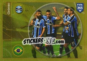 Sticker Grêmio team - FIFA 365: 2016-2017. South America n. 300 - Panini