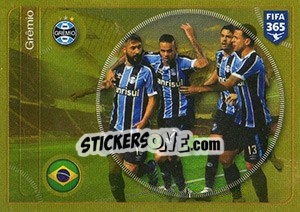 Cromo Grêmio team - FIFA 365: 2016-2017. South America - Panini