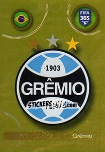 Cromo Grêmio logo - FIFA 365: 2016-2017. South America - Panini
