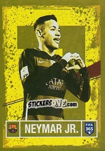 Sticker Neymar Jr. (FC Barcelona) - FIFA 365: 2016-2017. South America - Panini