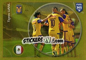 Sticker Tigres UANL team - FIFA 365: 2016-2017. South America - Panini