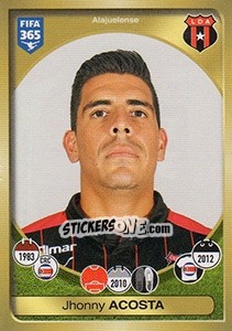 Sticker Jhonny Acosta - FIFA 365: 2016-2017. South America n. 47 - Panini