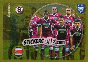 Sticker Saprissa team - FIFA 365: 2016-2017. South America n. 64 - Panini