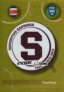 Sticker Saprissa logo - FIFA 365: 2016-2017. South America n. 65 - Panini